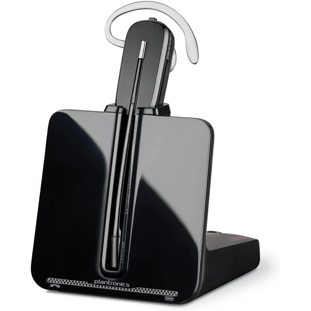 Plantronics CS540 Wireless Headset System Black Single Ear (Mono) Noise Cxling